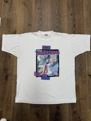 Vintage OVSC 1996 Ski EXTREME t Shirt Canadian Rockies XL