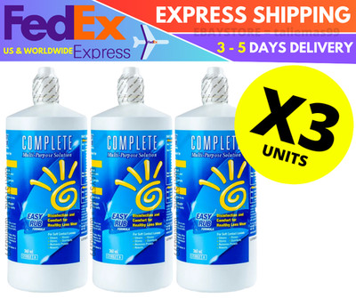 3 PCS Complete MULTI-PURPOSE SOLUTION Easy Rub Formula 12 fl oz [360ml] FAST