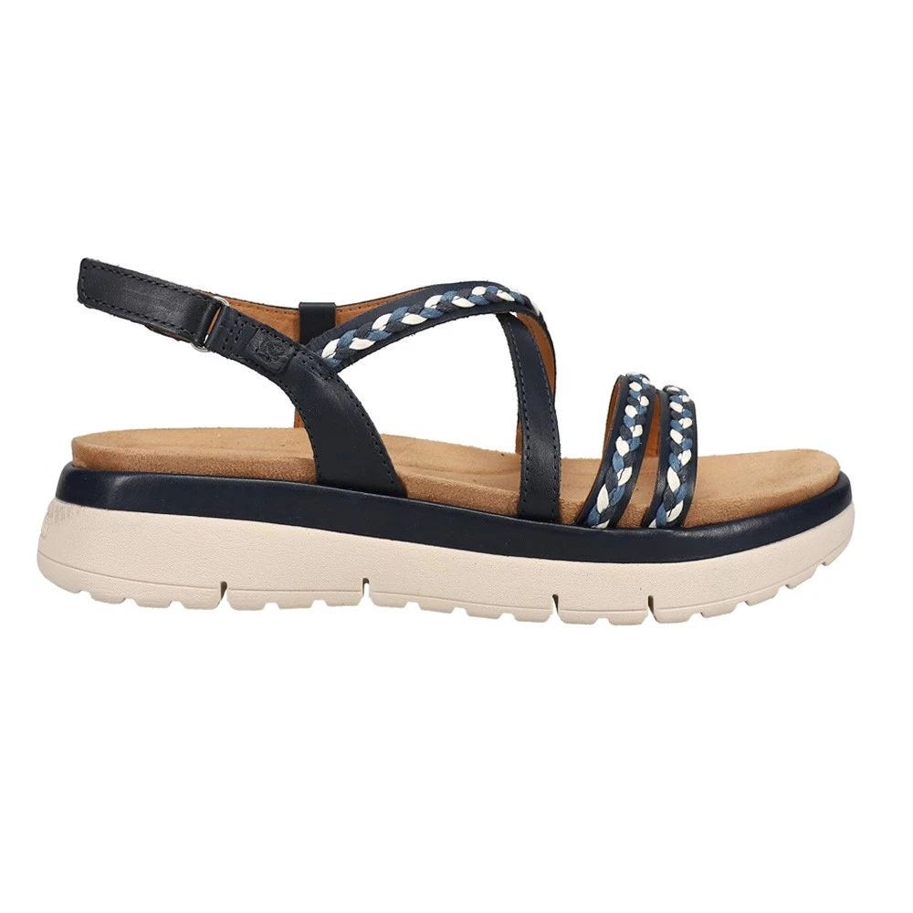 MBT Sandali casual Easy Spirit Ivani con zeppa intrecciata e slingback donna nero blu E I