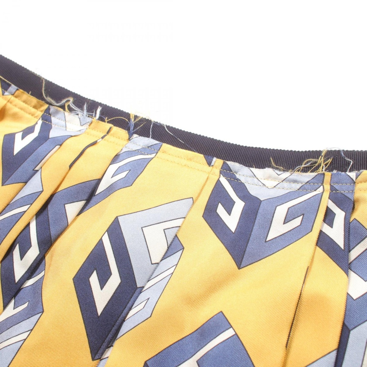 GUCCI skirt jupe #38 473381 silk Yellow Multicolor Used | eBay GUCCI skirt jupe #38 473381 silk Yellow Multicolor Used | eBay