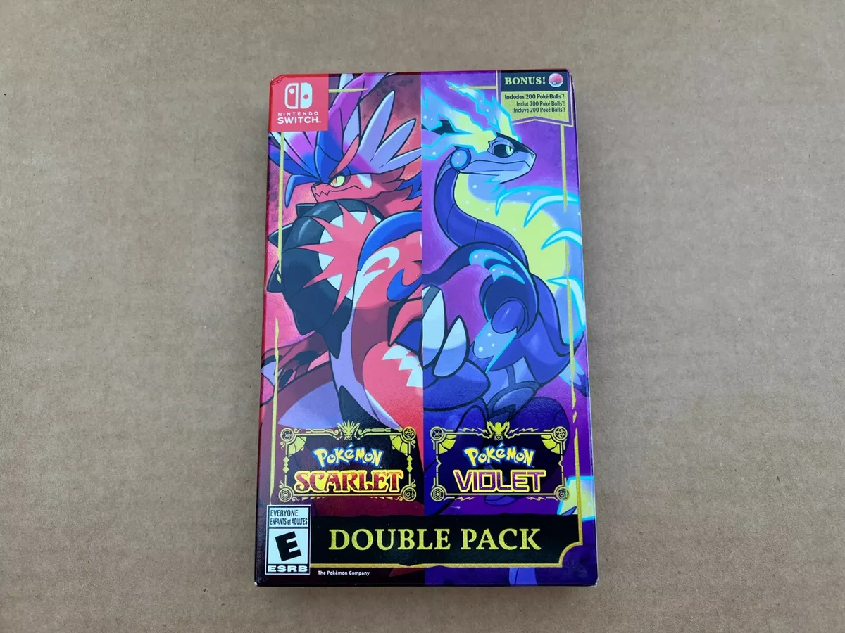  Pokémon Scarlet & Pokémon Violet Double Pack - Nintendo Switch  : Nintendo of America: Everything Else