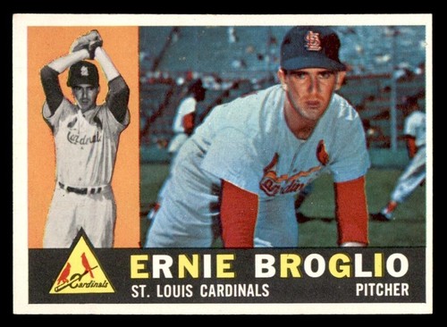 1960 Topps Baseball #16 Ernie Broglio EX/MT *g1