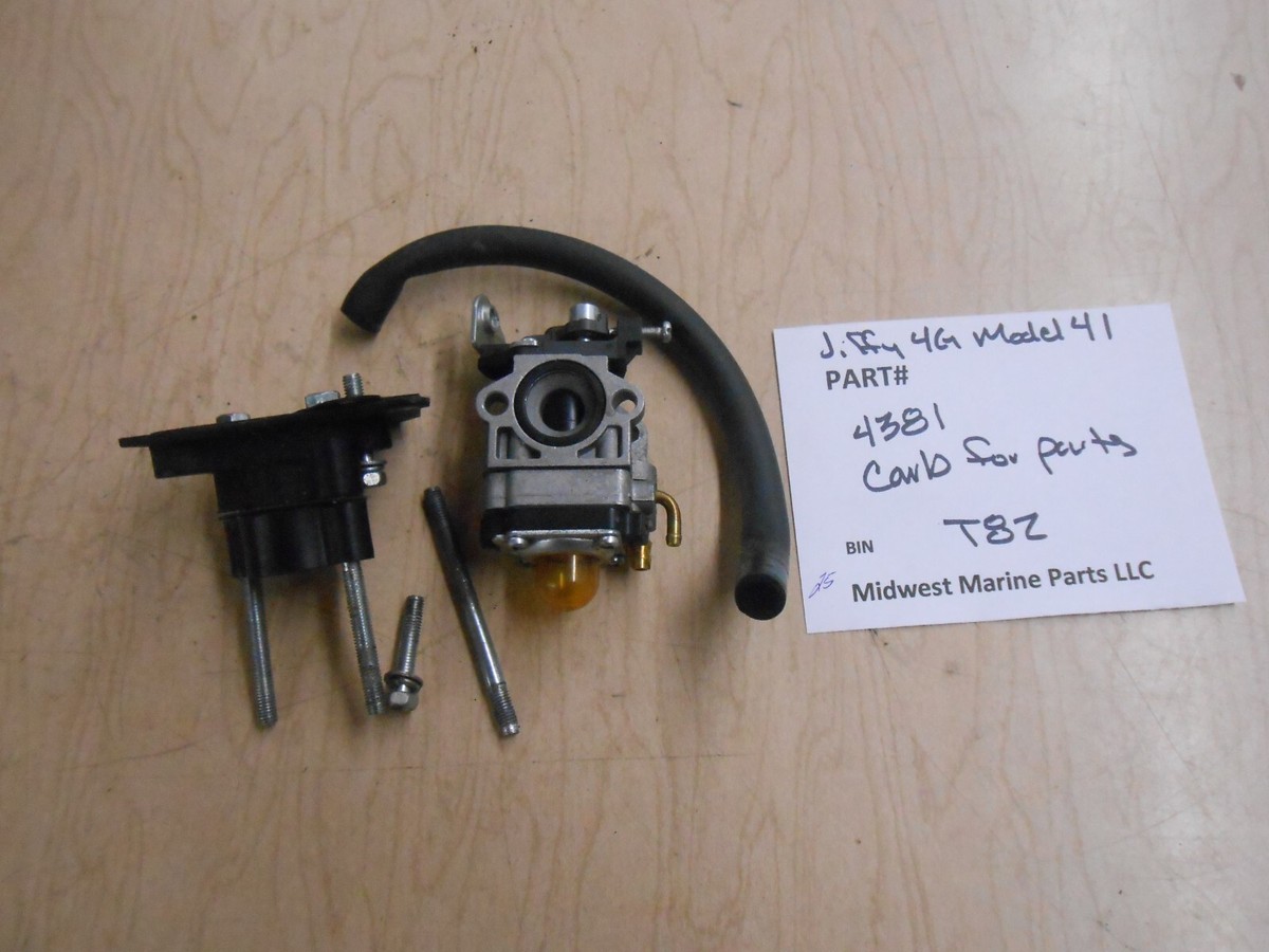 4381 Jiffy 4G Model 41 Ice Auger carburetor for parts T82