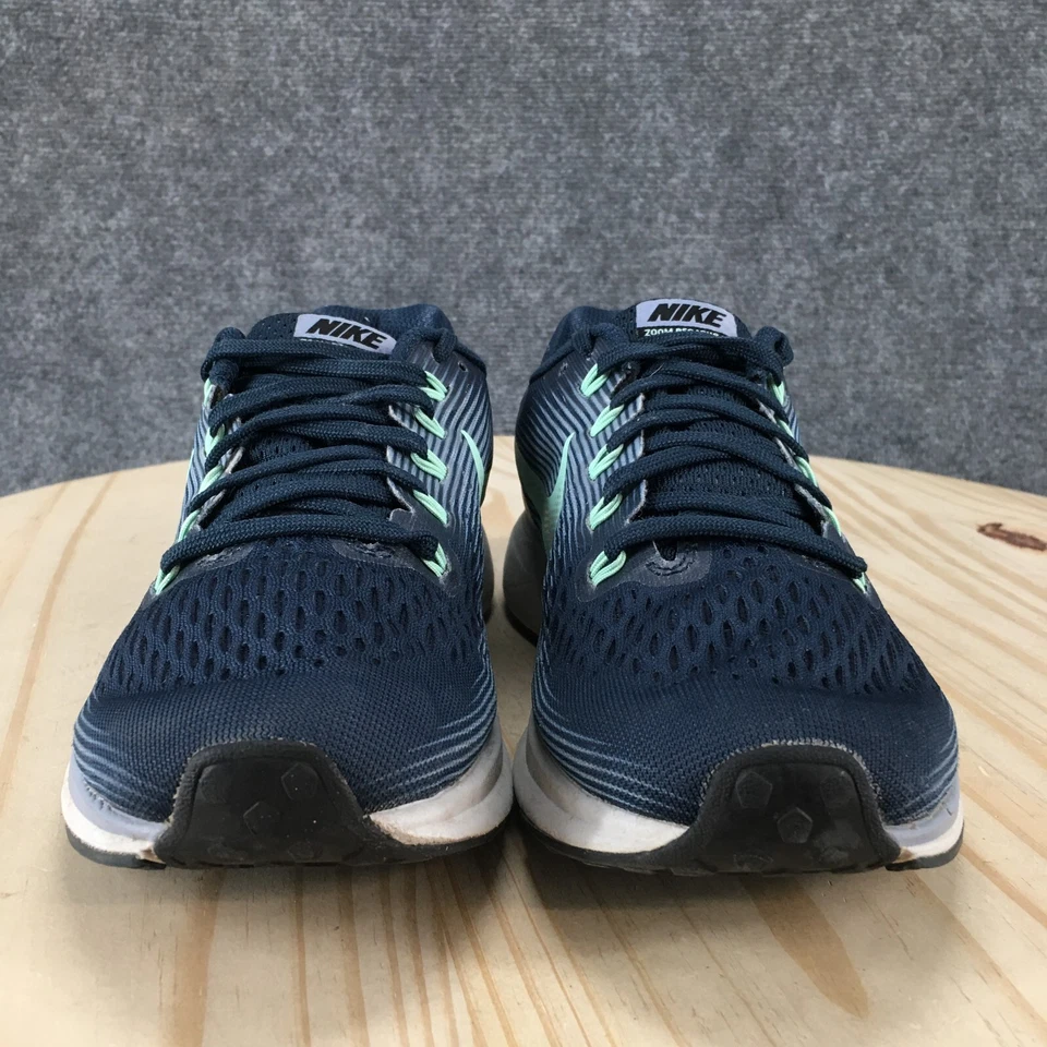 Nike Shoes Womens 7.5 Air Zoom Pegasus 34 Running Sneakers Blue Low 880560-405 - Image 4 of 4
