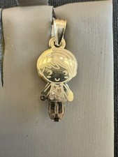 14K Gold Polished Little Boy Pendant