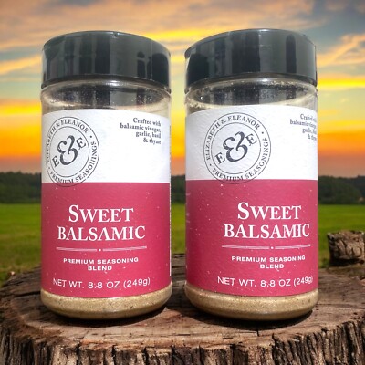 2 Pack Elizabeth & Eleanor Sweet Balsamic Premium Seasoning Blend (8.8 oz.)