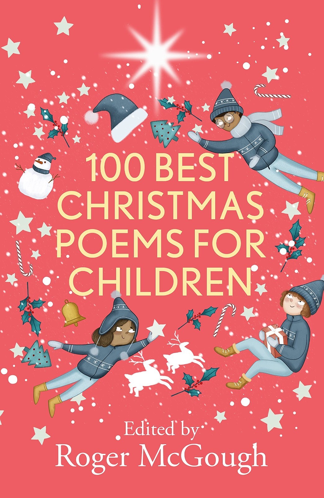 100 Best Christmas Poems for Children by Roger McGough (Paperback) Book, New