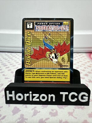 Digimon- Power Option Bomb Dive 1st Edition Bo-52 Bandai 1999