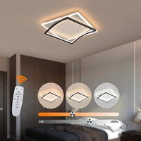 LED Deckenleuchte Deckenlampe Dimmbar Mit Fernbedienung Wohnzimmer Lampe DHL