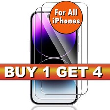 Tempered Glass Screen Protector For iPhone 14 13 12 11 Pro Max Mini XR X XS SE
