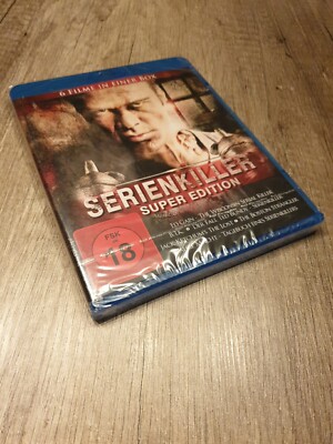 Serienkiller Super Edition - 6 Filme Blu Ray Neu&Ovp 