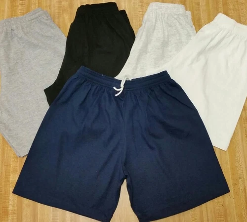 100% Cotton Shorts No Pockets w/ Drawstring. Young adult sizes small to 4x