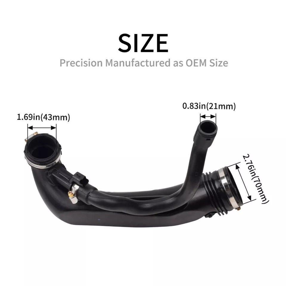 Turbo Ladeluftschlauch für Citroën C4 C5 III DS3 DS4 DS5 Peugeot 207 308 508 1.6 - Bild 2 von 4
