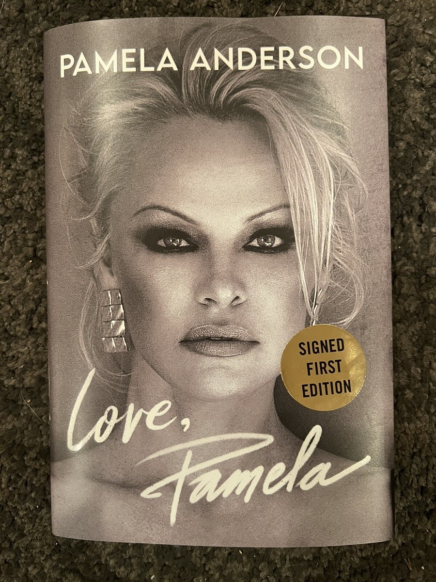 signed love, pamela hard cover book - autographed by pamela