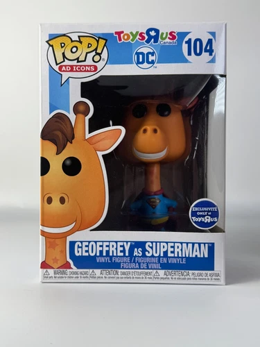 Funko Pop! Ad Icons Geoffrey As Superman #104 (Toys R Us Exc) Vinyl Figure