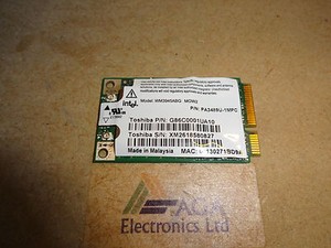 Toshiba Laptop Mini PCI-E WLAN Karte. Teile-Nr: G86C0001UA10, PA3489U-1MPC