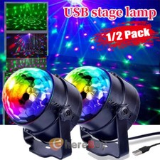 RGB Rotating Club DJ Stage Lights Party LED Club Magic Disco Ball Light  Remote