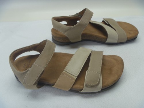 Earth ORIGINS Sandals Women’s Size 8M Orono Odette Mushroom Nubuck Straps New - Picture 2 of 8