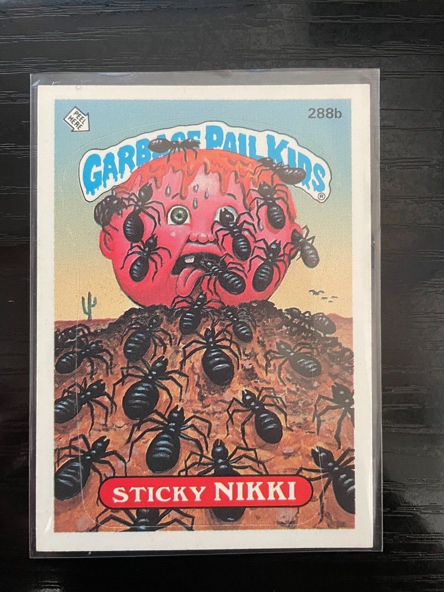 1987 Topps Garbage Pail Kids Series 7 Sticky Nikki 288b | eBay