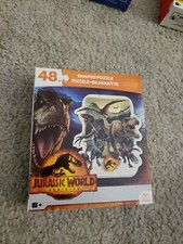 Jigsaw Puzzle 48 Pc Lot of two Jurassic World Dinosaurs Dominion 10 x 9 Sealed