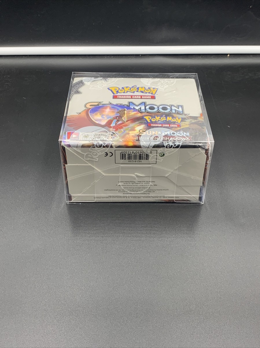 Plastic Booster Box Protector Case For Pokemon TCG  Fits Darkness Ablaze &  More (5-Pack)