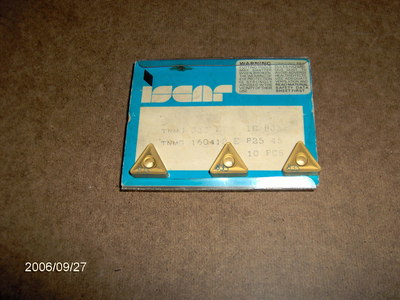 TNMG333E, GR; IC 835 ''ISCAR''  TURNING/BORING INSERTS, 3 PIECES