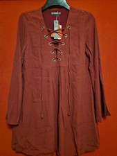 Red Summer Dress - UK Size : 10 (with tags)