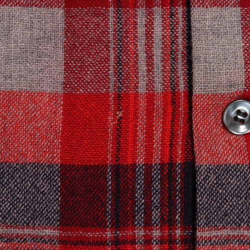 Vintage Pendleton Plaid Wool Jacket Shirt Size M Red Made in USA - Picture 14 of 17