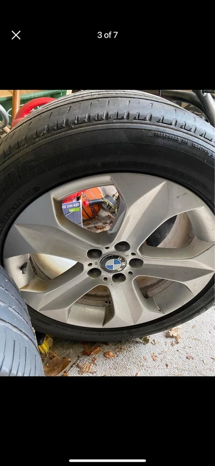 2008- 2018 BMW X5 X6 Wheels And Tires OEM 19 Inch  - Image 3 of 4