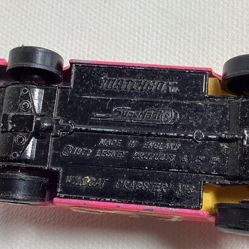 1970 Lesney Matchbox Superfast 8 Wild Cat Dragster Pink In Box Made In England - Picture 8 of 13