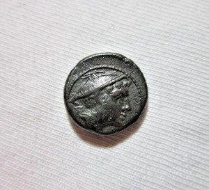 ROMAN-REPUBLIC-AE-SEMI-UNICA-214-212-BC-MERCURY-PROW-NICE-DARK-PATINA