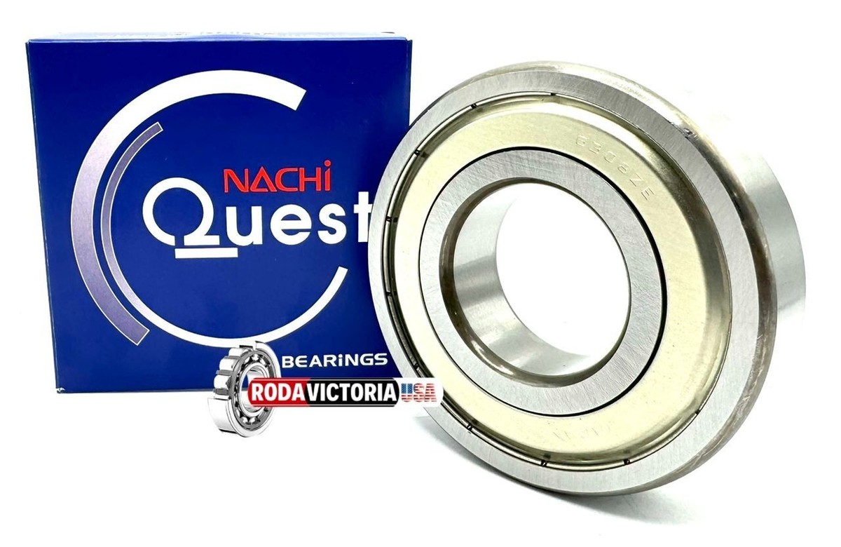 NACHI JAPAN 6308 ZZ E CM DEEP GROOVE BALL BEARING, METAL SHIELDED