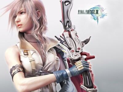FINAL FANTASY XIII ライトニング ポスター Amazon.com: Wall Scrolls Final Fantasy XIII 13 Game