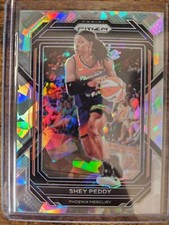 2023 Panini WNBA Prizm Shey Peddy Cracked Ice Prizm #110 Phoenix Mercury