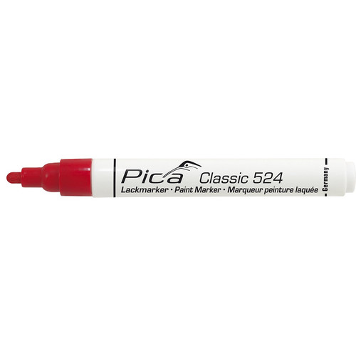 Pica Classic 524 Industry Paint Marker, Red 524/40