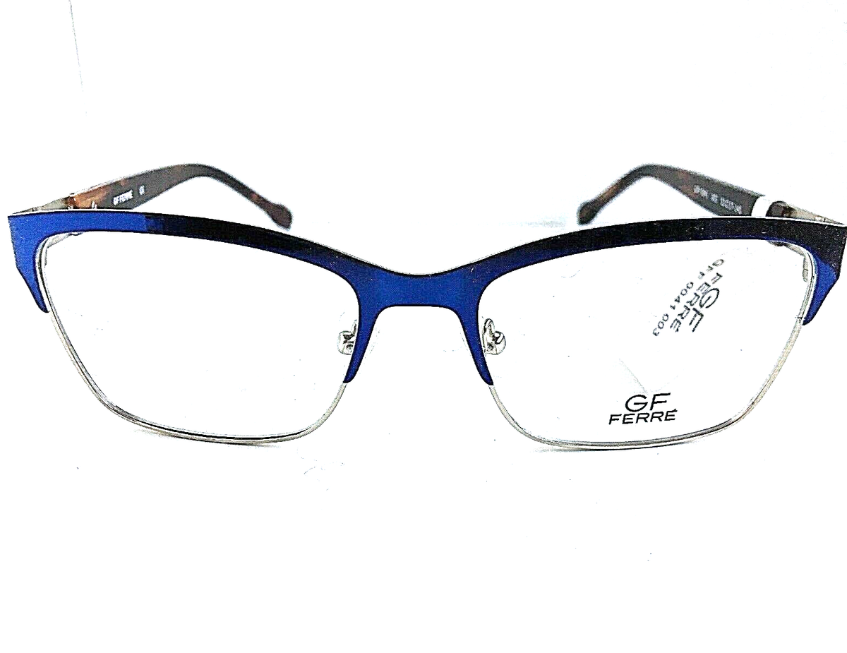 New Gianfranco Ferré GF Ferre GFF 0041 003 Blue 53mm Women's