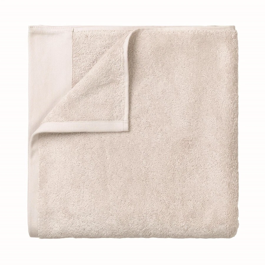 Blomus Riva Organic Terry Cloth Sauna Towel Moonbeam (Cream) - 69249