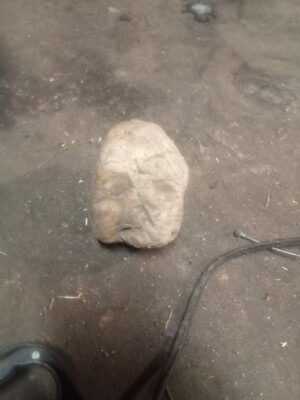 Arrowhead / Native American artifact. Super rare smiling shaman Stone! 