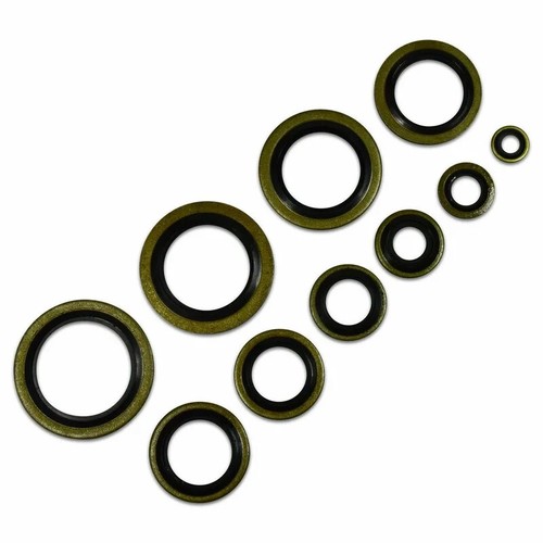 150/100pcs Bonded Seal Sealing Ring Assortment Kit Oil Drain Screw Washer Seals - Picture 16 of 26