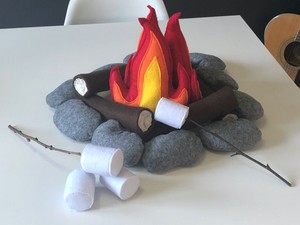 toy campfire set