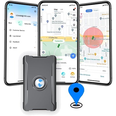 Echtzeit-GPS-Tracker für Autos - Starker Magnet & Geo-Fence Funktion inklusive