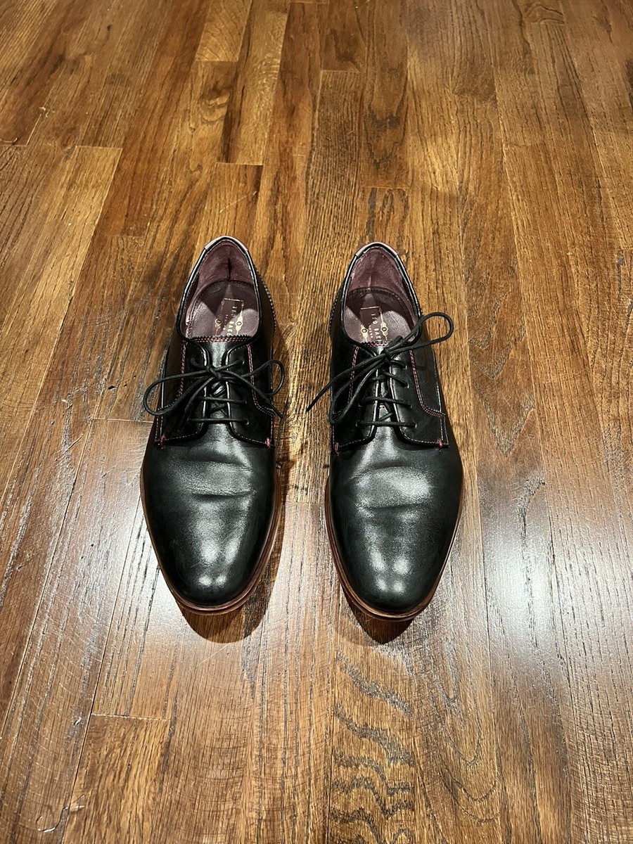Ted Baker London Plain Toe Derby Men’s Black Leather Shoe Ted Baker Tabuch Men main image 4