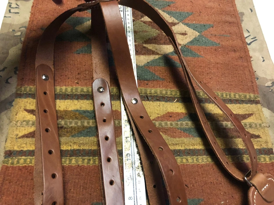 Fits Colt 45 Model 1911 Shoulder Holster w Mag Pouch Leather Horizontal USA - Image 3 of 4