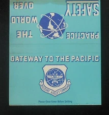 1950s Travis Air Force Base Gateway to the Pacific World Globe Fairfield CA MB