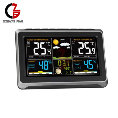 7.5  Digital LCD Thermometer Hygrometer Sensor Humidity Meter Room Outdoor Clock