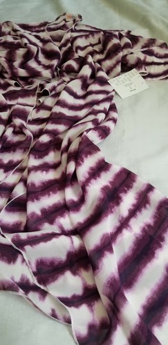 Cravatta LuLaRoe piccola nuova con etichette viola ametista rosa lilla tintura kimono BeAuty! - Foto 7 di 7