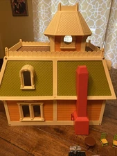 Mattel The Littles Dollhouse With Accessories And Dolls 1980 Vintage