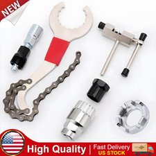New 6pcs Bicycle Repair Tool Set Crank Chain Cutter Extractor Freewheel Puller