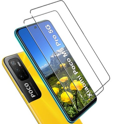 Für POCO M3 Pro 5G Echt Hart Glas Display Schutz Panzerfolie 9H Schutzglas - 2x