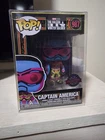 FUNKO POP BLACK LIGHT SPECIAL MARVEL CAPTAIN AMERICA 987 NEW (W/PROTECTOR)